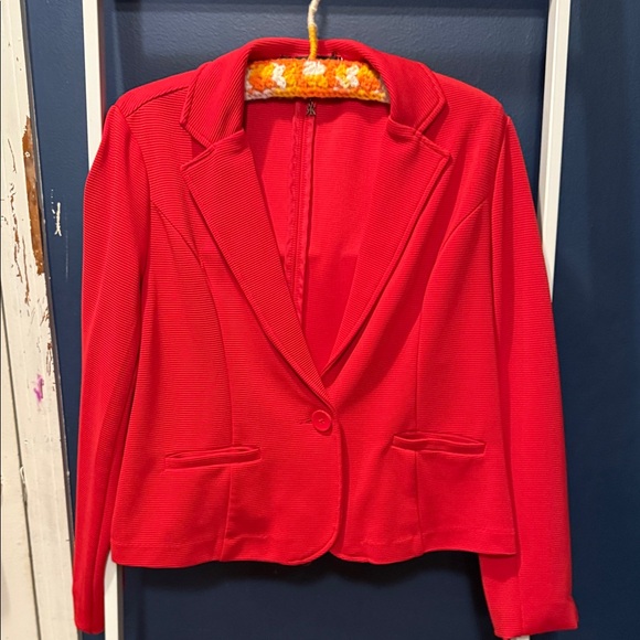 Russell Kemp Vibrant Scarlet Blazer - Picture 1 of 3